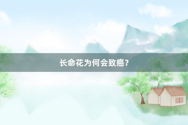 长命花为何会致癌？